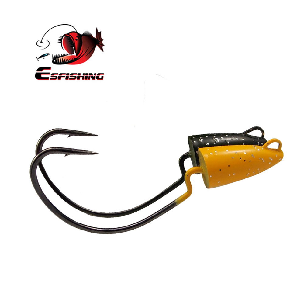 Fishing Hook Offset - Esfishing ตะขอตะขอเหล็กความแข็งแรงสูง6g 10g 14g 21g 24G