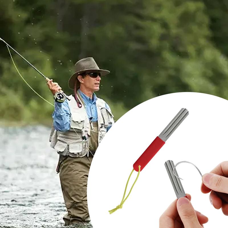 Fishing Hook - ตะขอตกปลา Sharpener สองด้าน Fishhook Sharpening Fly