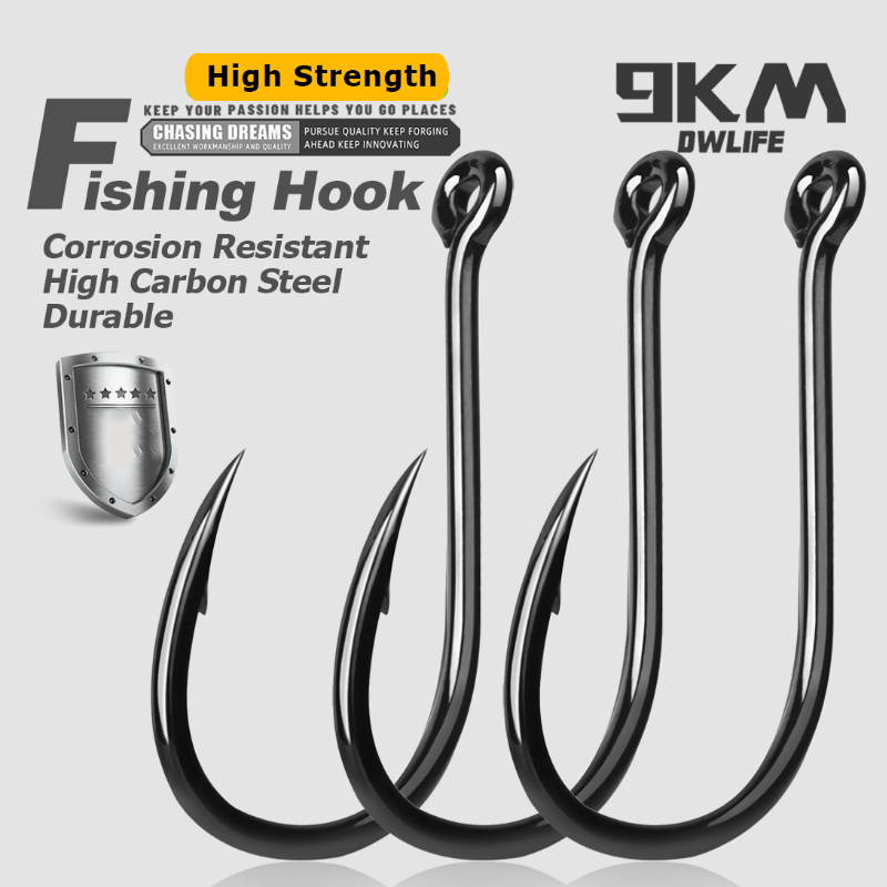 Fishing Hook Offset - เบ็ดตกปลาอิเซอามะ 9KM 50~200 ชิ้น เบ็ดตกปลาคาร์พ เบ็ดตกปลาทะเล