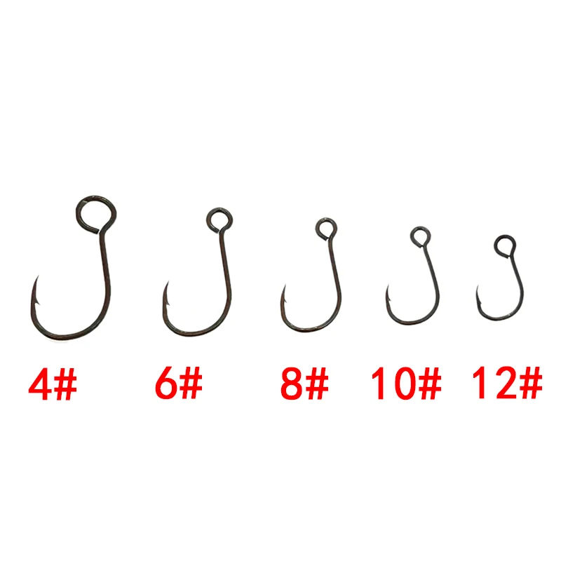 12 ชิ้น/ล็อตขนาด 4 # -12 #   ส - Fishing Hook Assortment บทวิจารณ์และราคา