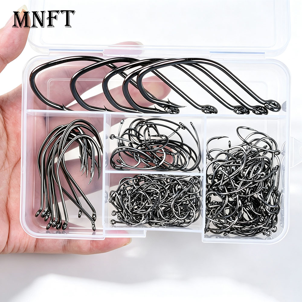 ชุดเบ็ดตกปลาหลายขนาด 200 ชิ้น  - Fishing Hook Circle บทวิจารณ์และราคา