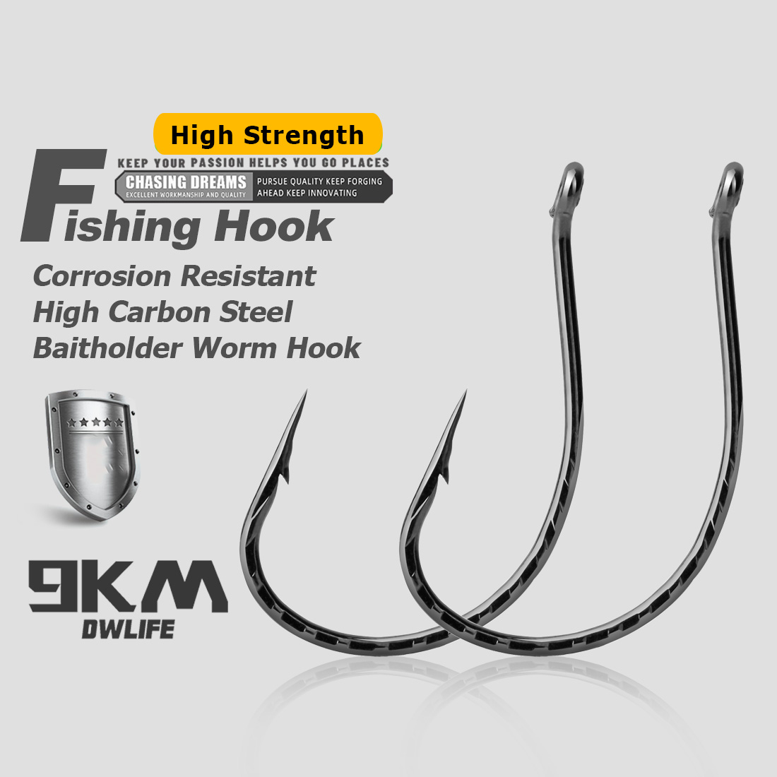 Drop Shot Hook ตะขอตกปลาเบส 50 - Fishing Hook Barbless บทวิจารณ์และราคา