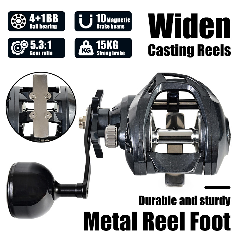 รอกตกปลาแบบตัวกว้าง ความจุสูง  - Abu Garcia Reel Max บทวิจารณ์และราคา