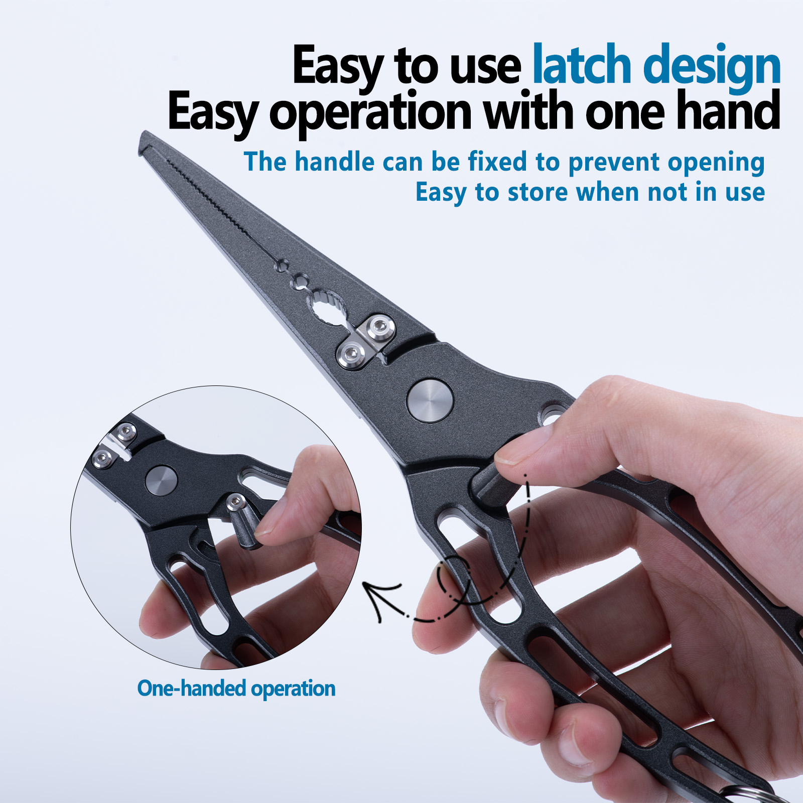 ชุดคีมตกปลาและที่จับปลาแบบคอมโ - Fishing Hook Remover บทวิจารณ์และราคา